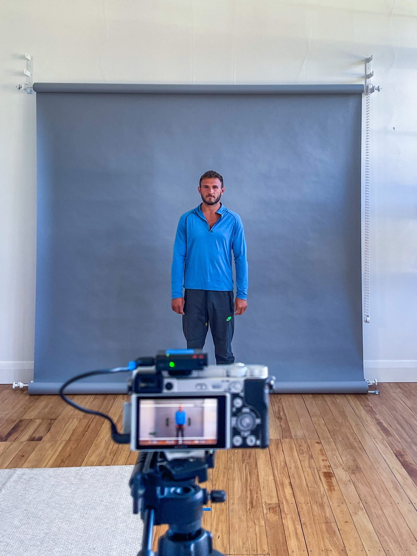 Self-tape filming session at Amalia Studio Queenstown